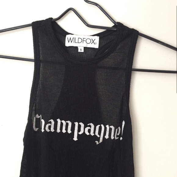 Wildfox champagne racerback tank small - Picture 3 of 3